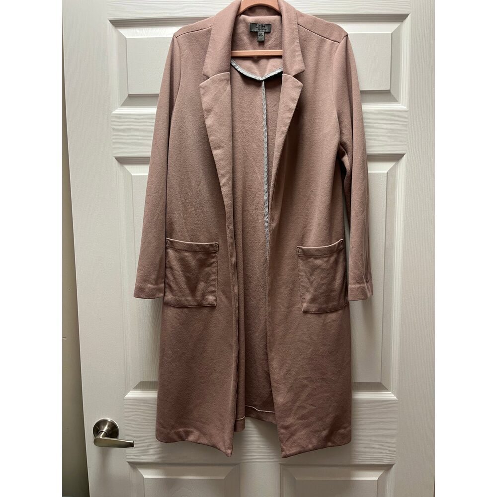 One by Chapter One Long Open Jacket Sz L